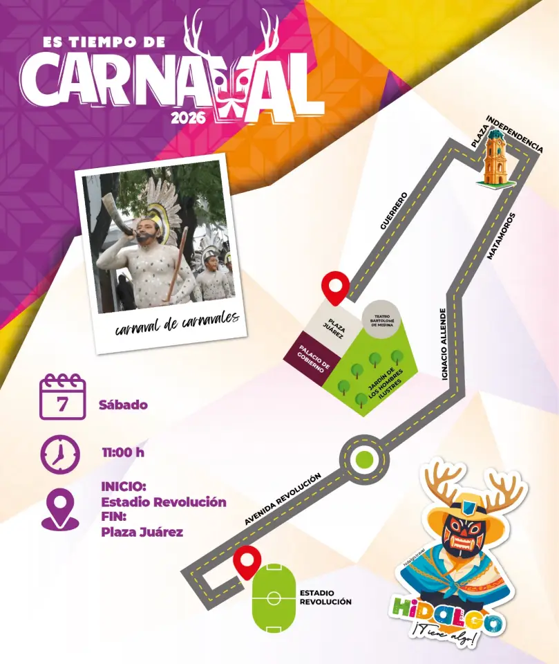 Megadesfile de carnavales en Pachuca: todo lo que tienes que saber