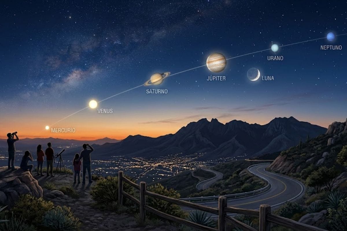 No te pierdas la alineación planetaria de seis astros, último fenómeno astronómico de febrero
