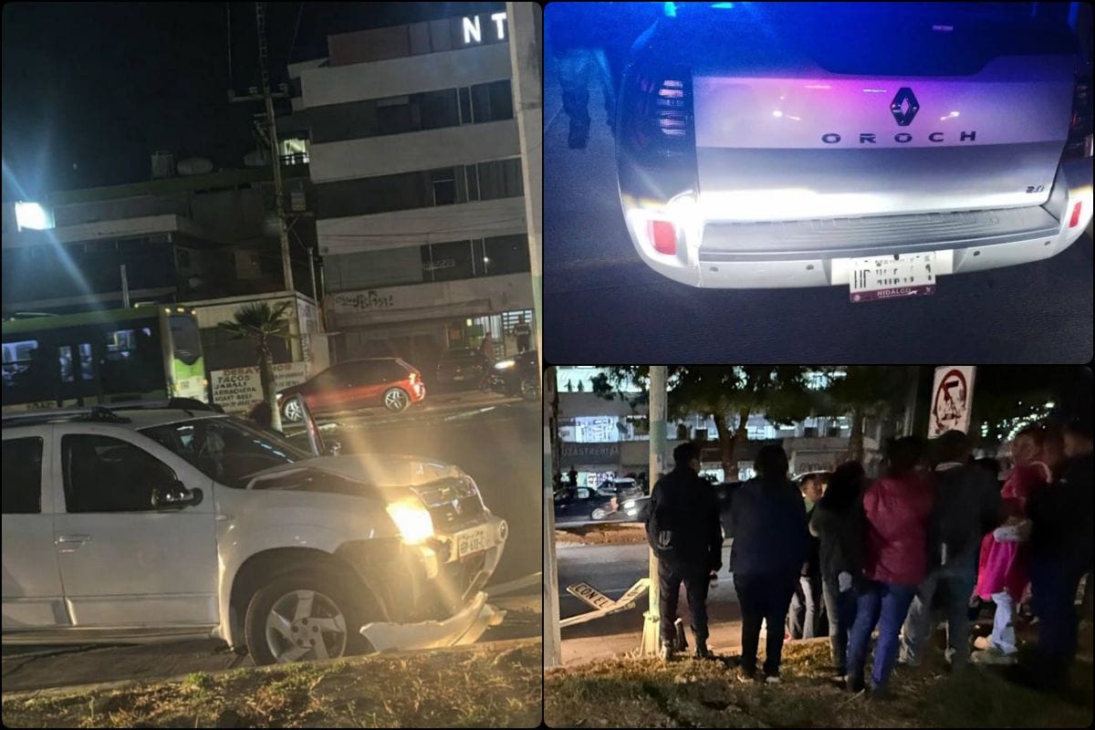 Mujer provoca atropellamiento de un joven en Pachuca y huye del lugar; finalmente es detenida