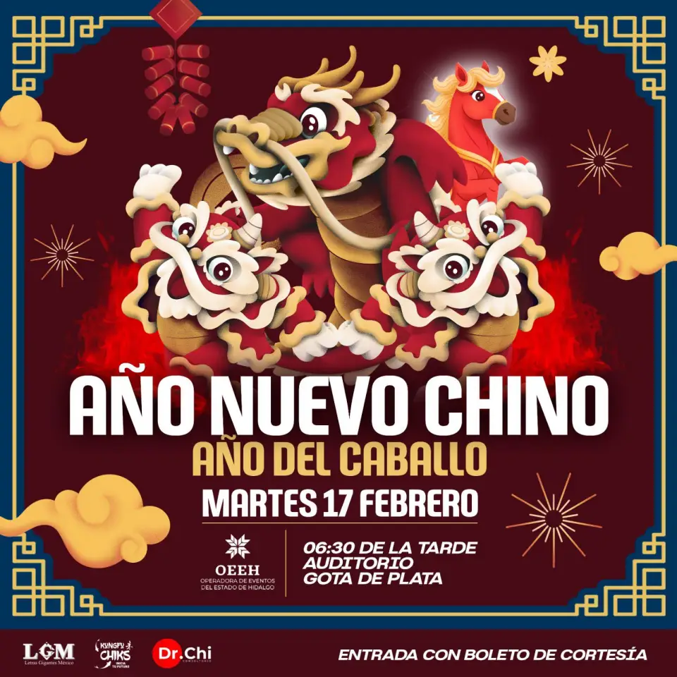 Habrá gran celebración en Pachuca por el Año Nuevo Chino