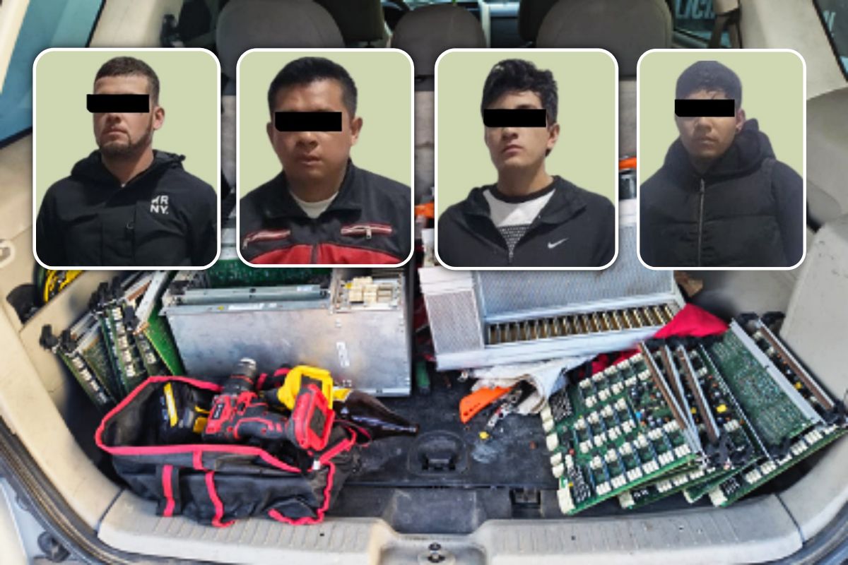 Desarticulan en Hidalgo célula delictiva dedicada al robo de infraestructura en varias entidades