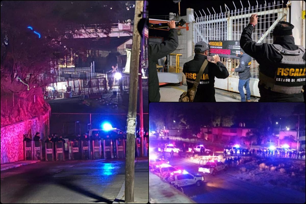 Reportan movilización y disparos en cementera de Cruz Azul en Hidalgo durante operativo de la Fiscalía de Edomex