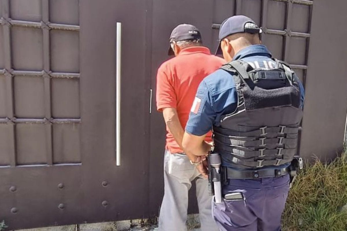Sujeto es detenido por presuntamente realizar tocamientos indebidos a una niña de 11 años en Pachuca