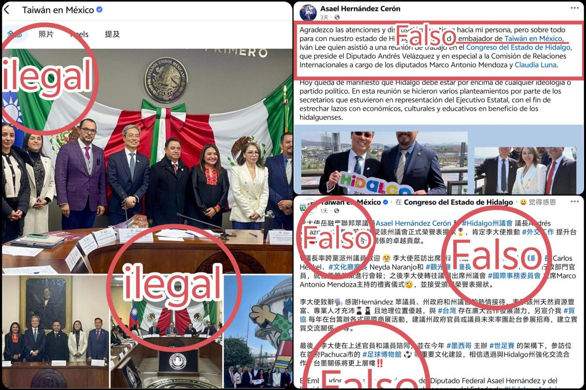 El grave reclamo de la Embajada de China en México por evento en el Congreso de Hidalgo