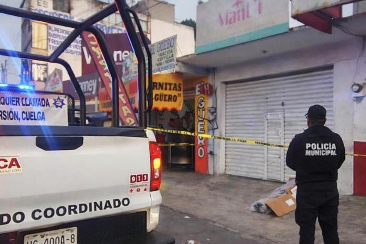 Hombre pierde la vida en vía pública de Pachuca