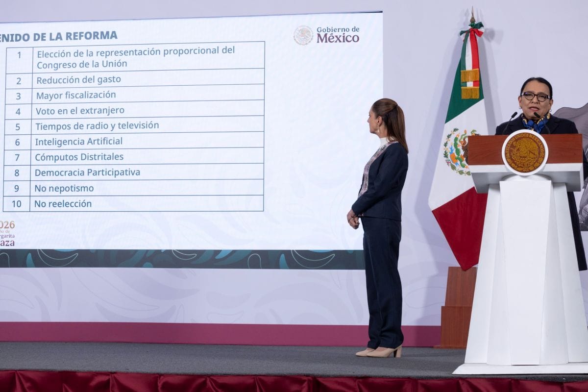 Va Sheinbaum contra nepositmo, bots y gastos excesivos en su Reforma Electoral; estos son los 10 puntos