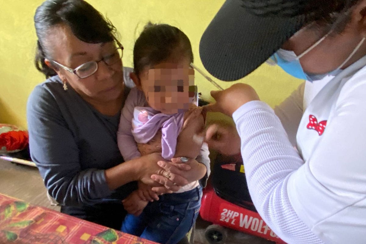 Se han aplicado más de 230 mil vacunas contra el sarampión en Hidalgo en el último año