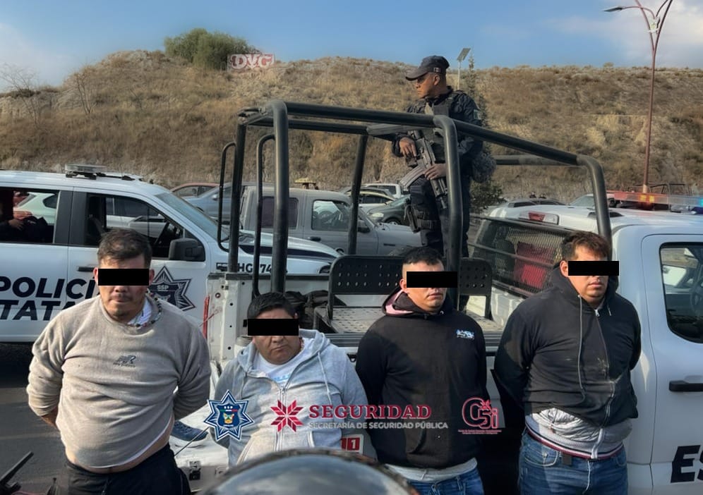 Con persecución en el Río de las Avenidas, así atraparon a banda de robacoches en Pachuca