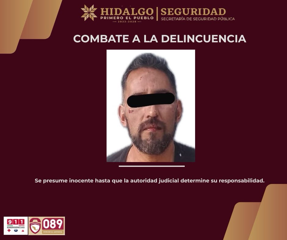 Policía Violeta detiene a un hombre por agresión a mujeres en pastelería de Pachuca