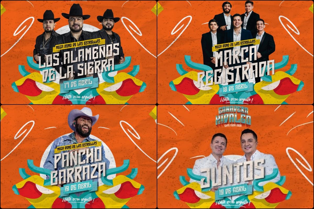 Precios para Los Alameños de la Sierra, Marca Registrada, Pancho Barraza y Juntos, en Pachuca