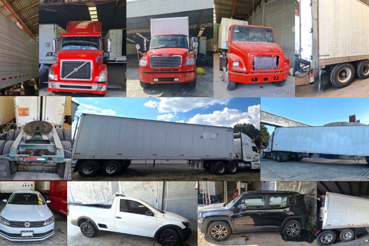 Recuperan 24 toneladas de mercancía robada y 15 unidades tras operativo en Apan