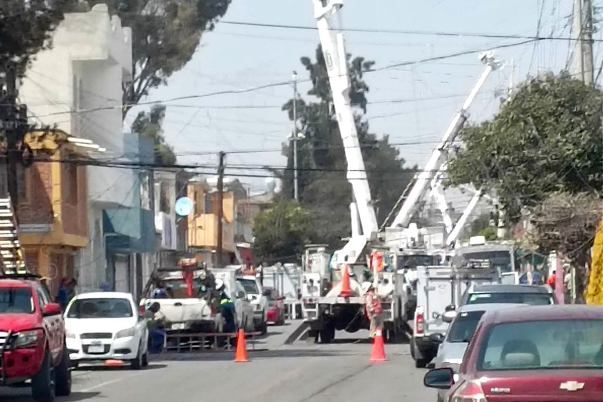 Sin luz en Pachuca: CFE anuncia cortes al suministro en estas colonias y calles