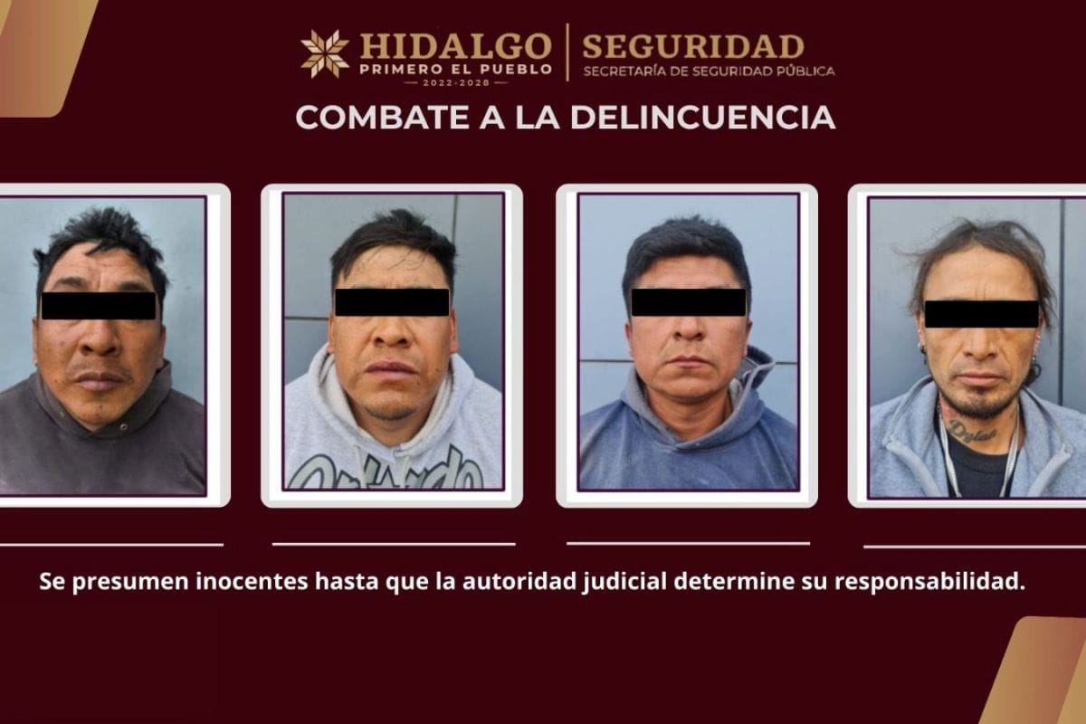 Atrapan en Pachuca a líderes del grupo criminal "Los Polos"