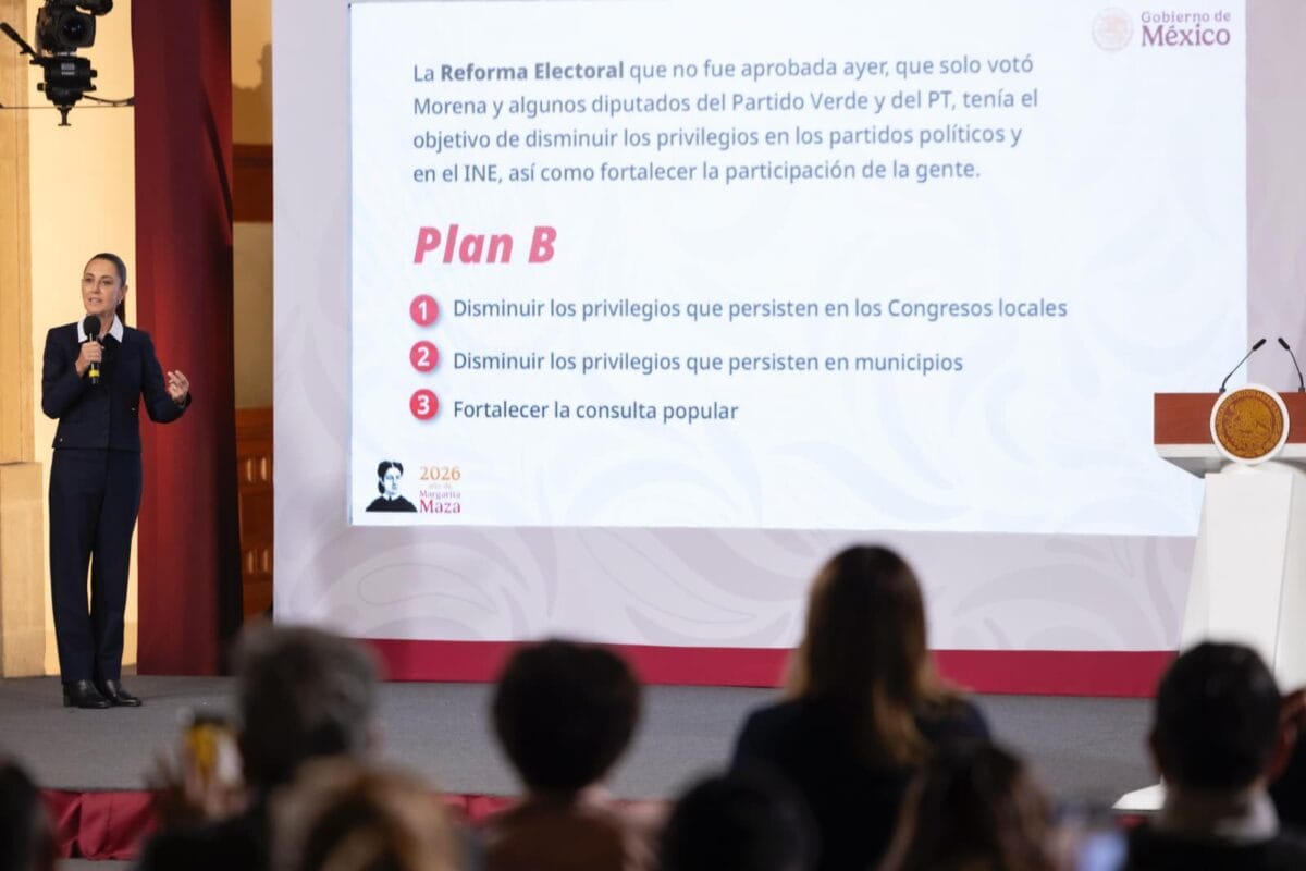Sheinbaum va contra privilegios en congresos locales con Plan B de Reforma Electoral