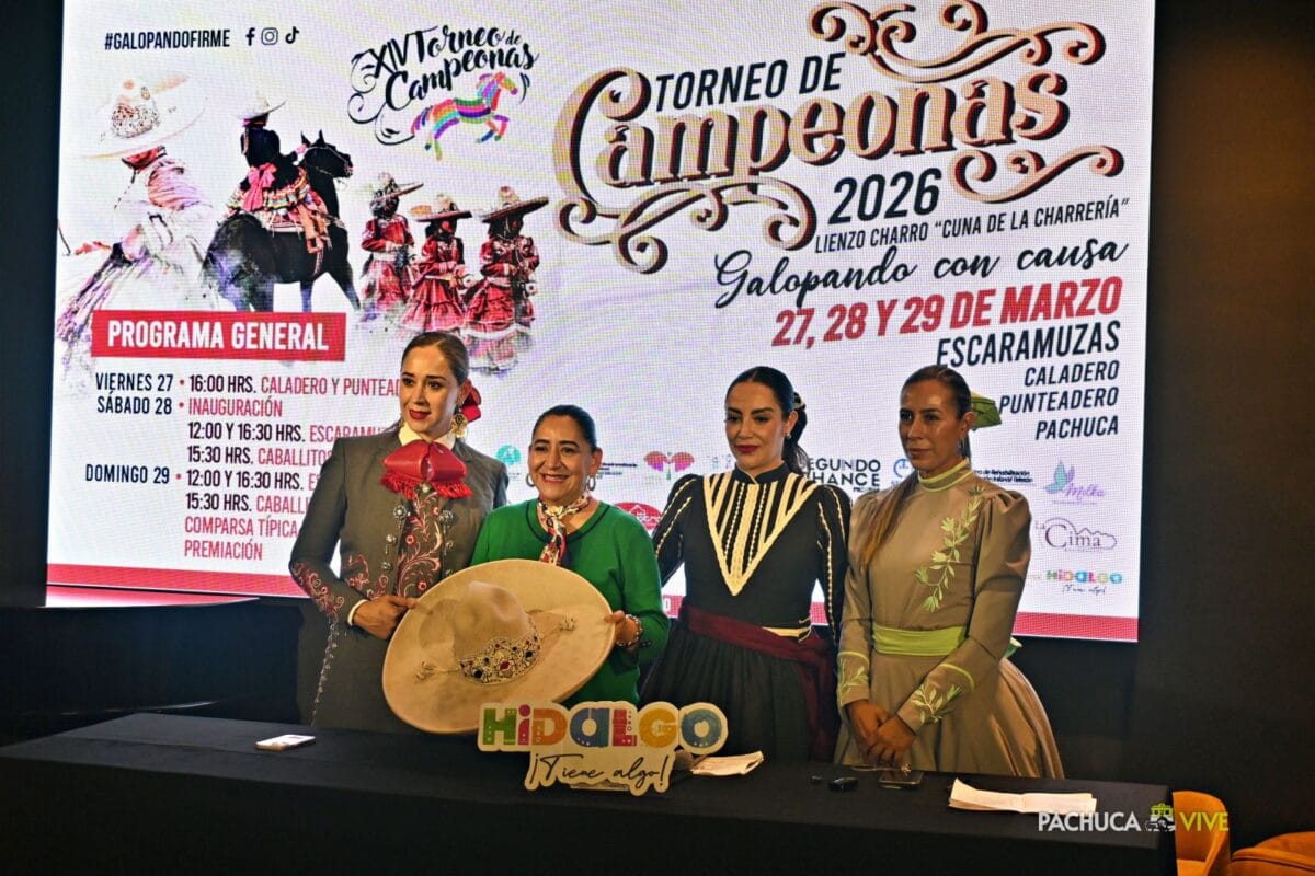 Ya viene el Torneo de Campeonas 2026 en Pachuca, que rinde homenaje a la mujer a caballo