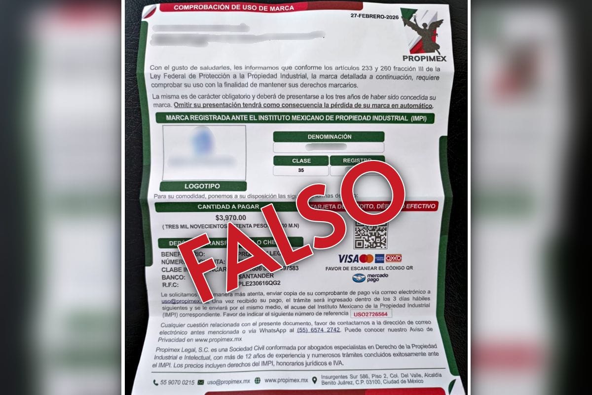 ¡Cuidado! Alertan por estafa a empresarios y emprendedores de Pachuca con registro de marca