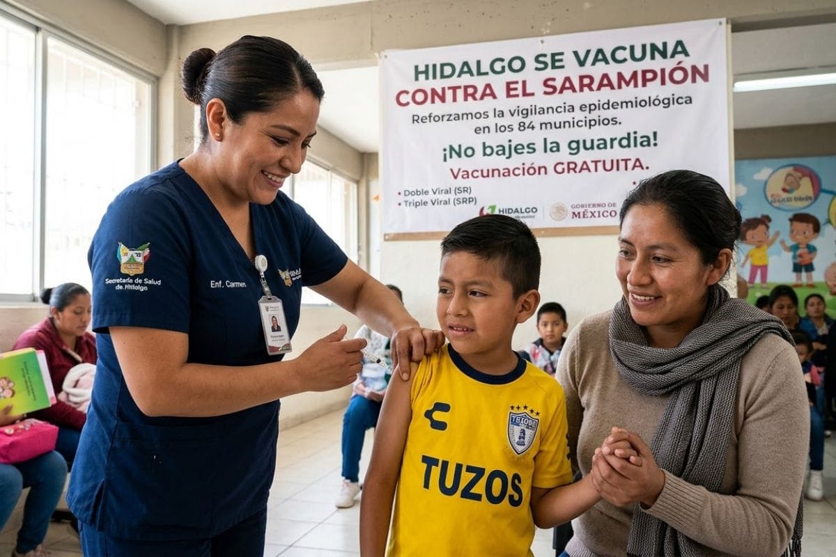 Ya van 17 casos de sarampión en Hidalgo; intensifican vigilancia epidemiológica