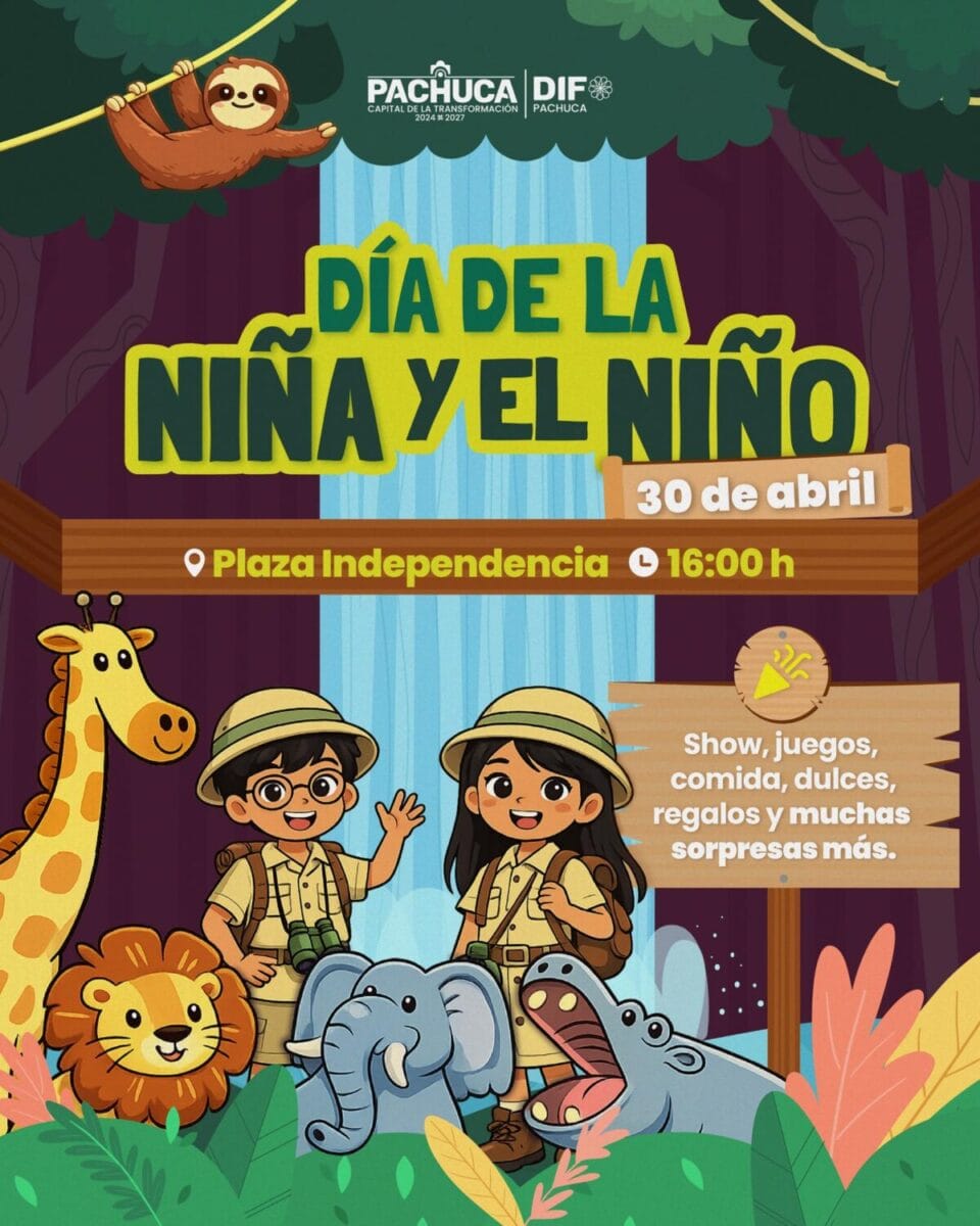 Pachuca celebrará a niñas y niños con una gran fiesta en el Reloj; pulseras darán acceso total