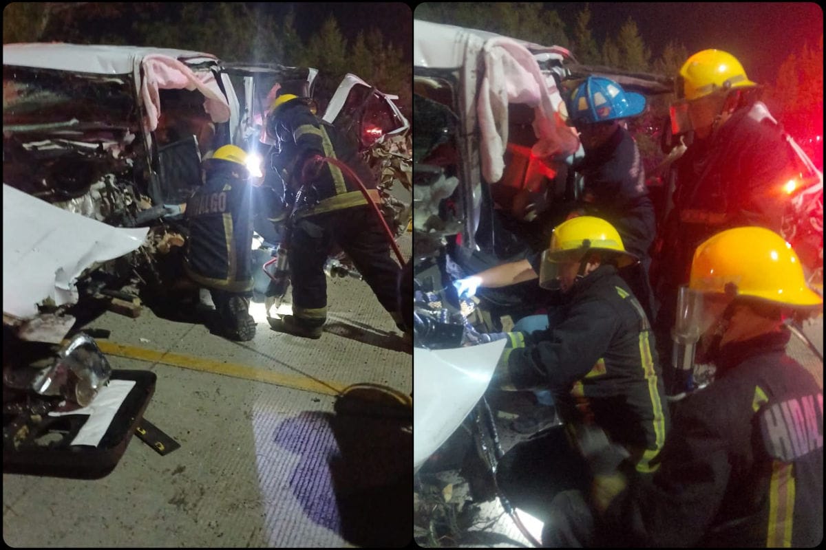 Conductor resulta prensado tras escalofriante accidente en el bulevar Nuevo Hidalgo