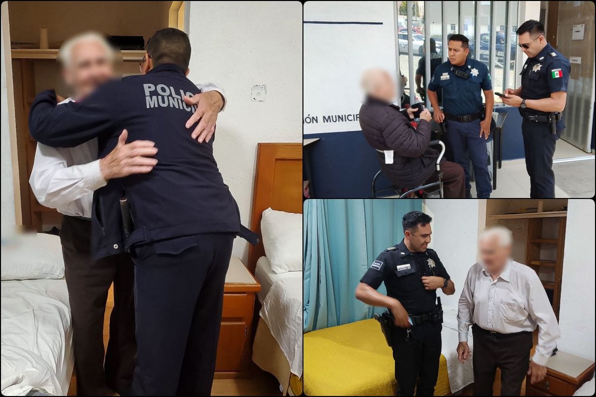 Policía de Pachuca rescata a adulto mayor canadiense que fue retenido contra su voluntad por su cuidadora
