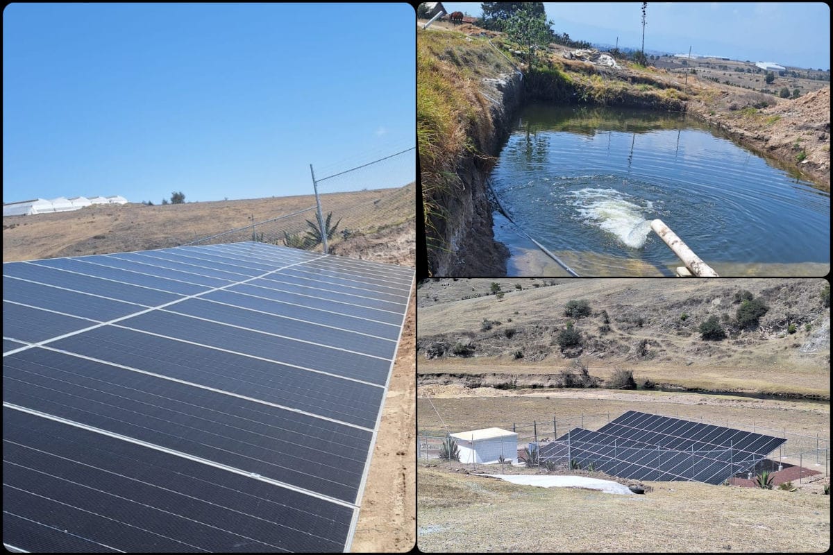 Innovador: Conagua instala en Hidalgo el primer sistema solar de riego