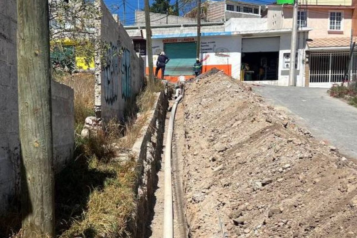 Nueva línea de agua potable beneficiará a estas colonias de Mineral de la Reforma