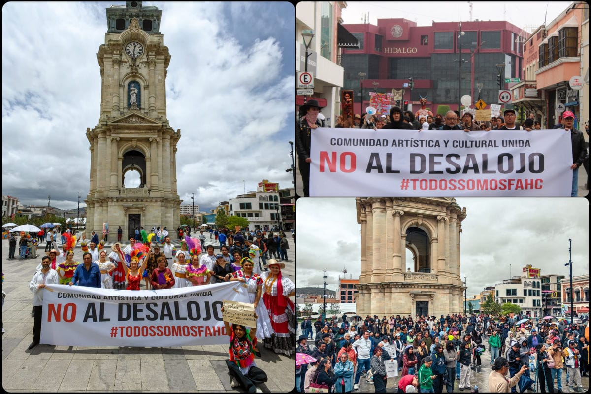 La comunidad cultural se moviliza en Pachuca en apoyo a la Fundación Arturo Herrera Cabañas