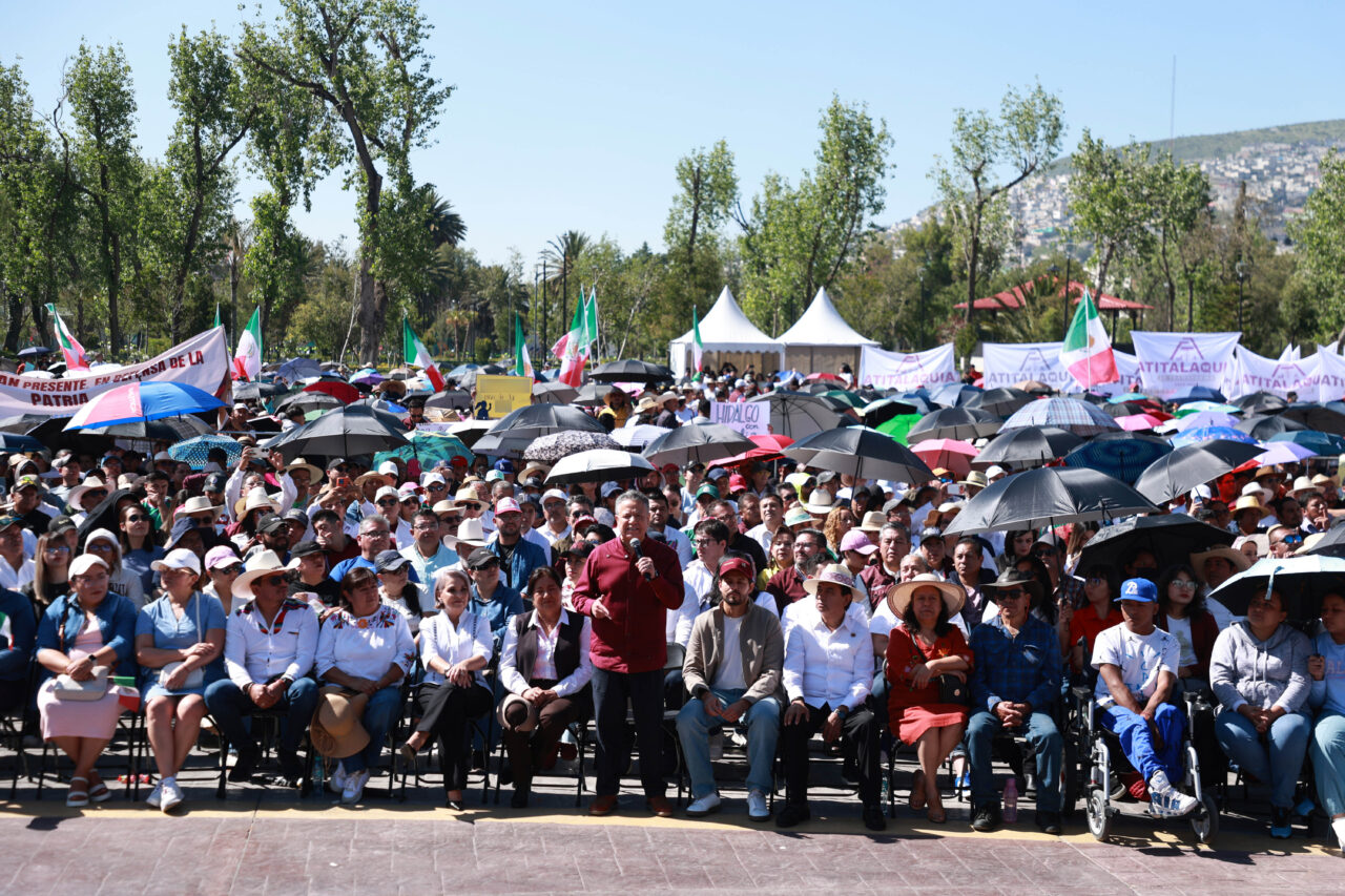 Se reúnen más de 15 mil personas en Pachuca para respaldar a Claudia Sheinbaum