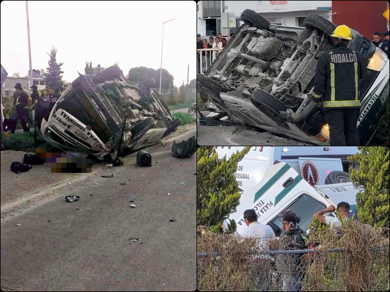 Trágico choque de transporte público en Pachuca deja una persona sin vida y 17 lesionados