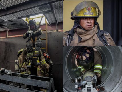 Entrenamiento vital: bomberos de Pachuca se certifican para rescatar a sus propios compañeros