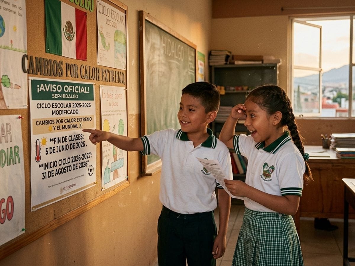 ¡Atención! Adelantan el final del ciclo escolar por altas temperaturas y el mundial de futbol