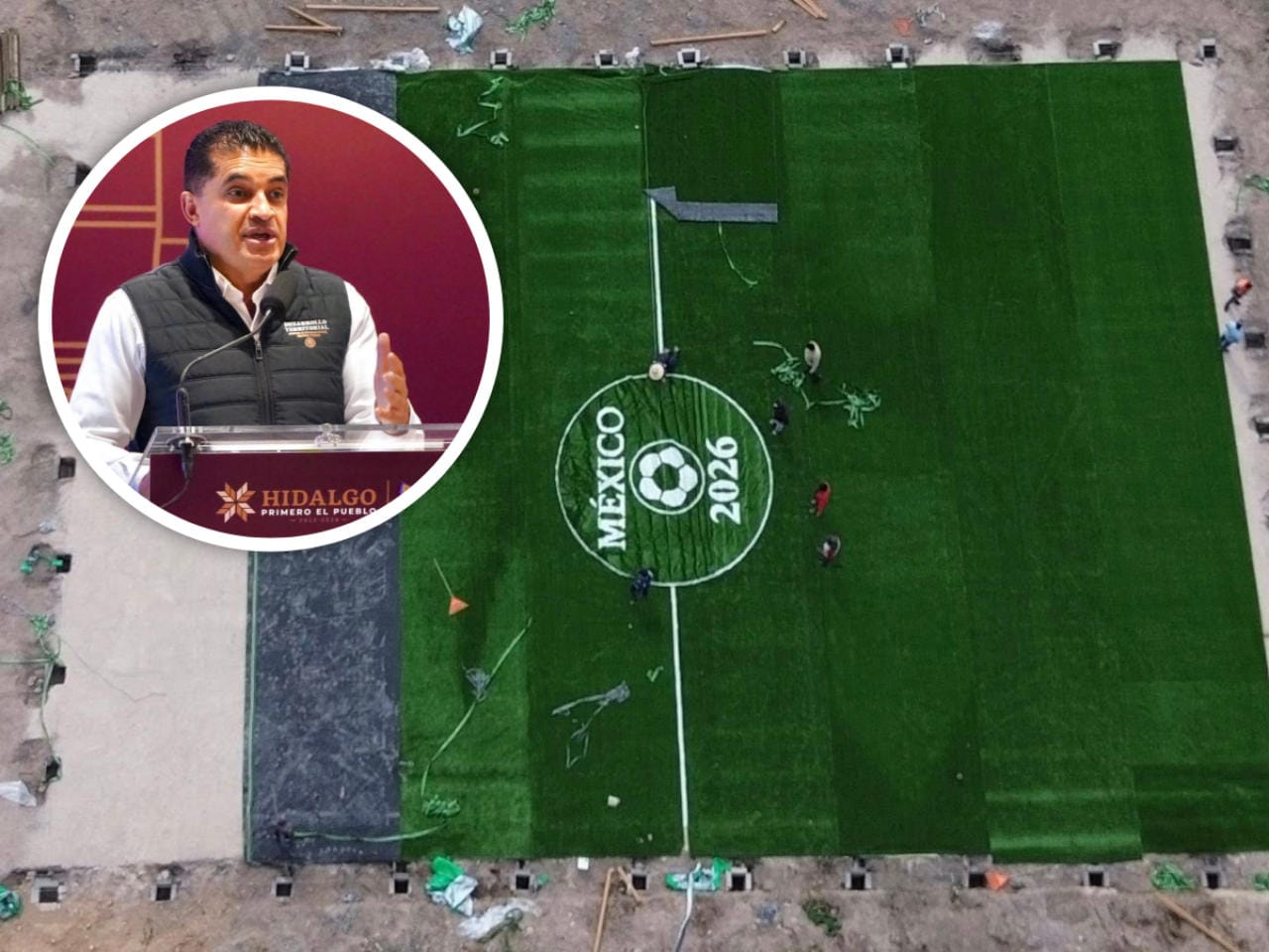 El 'Mundial Social' llega a Hidalgo con 27 nuevas canchas de futbol
