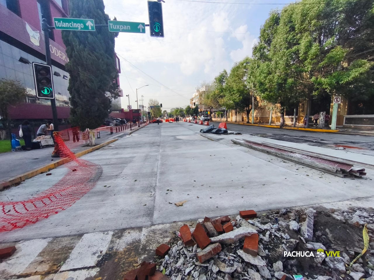 Cierre total en un tramo de la avenida Madero de Pachuca por obras de pavimentación