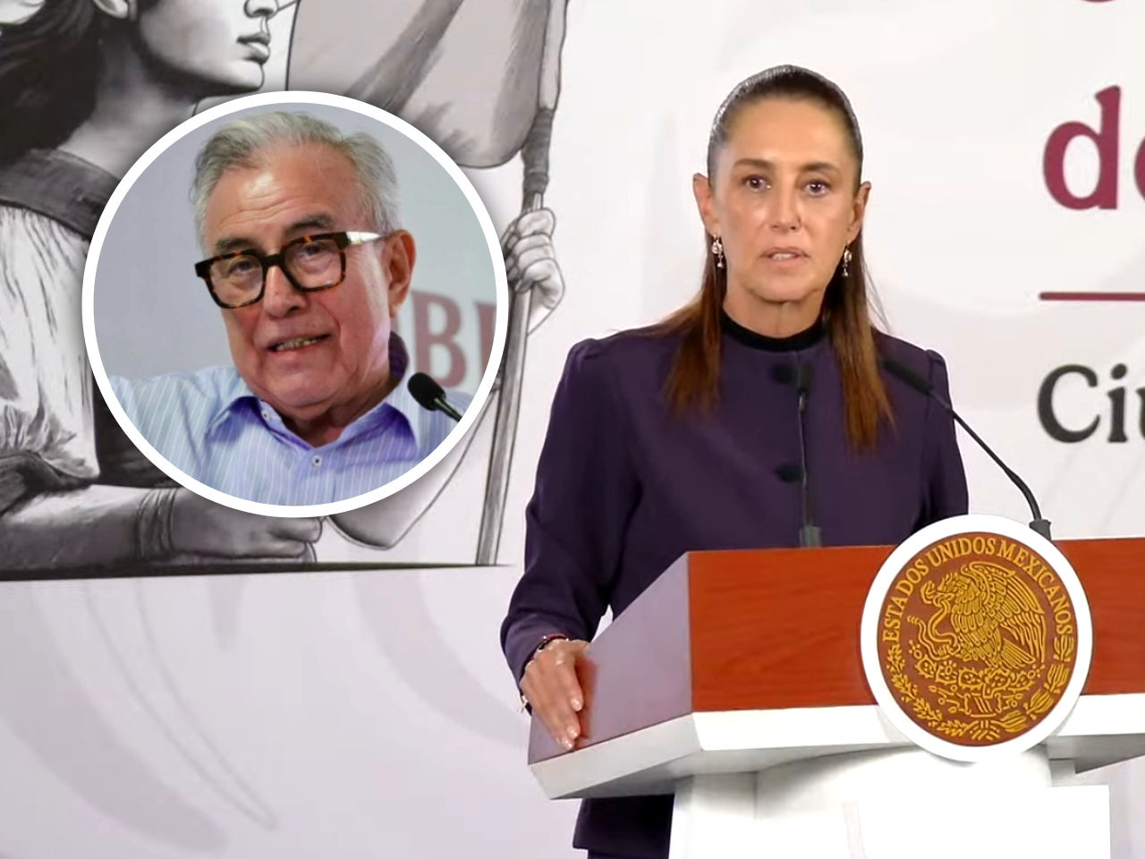 Sheinbaum confirma congelamiento de cuentas de Rocha Moya: "no tenemos nada que esconder"