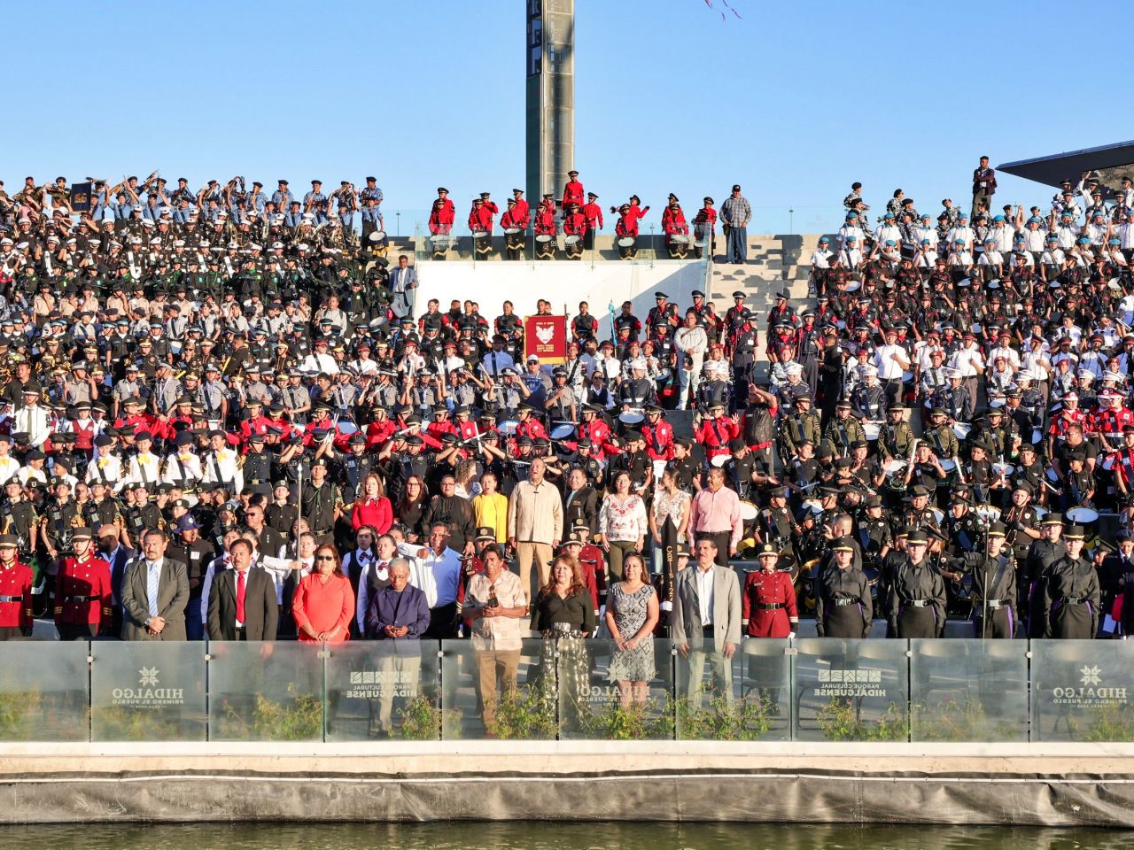 El latido de México resuena en Pachuca con el Concurso Nacional de Bandas de Guerra