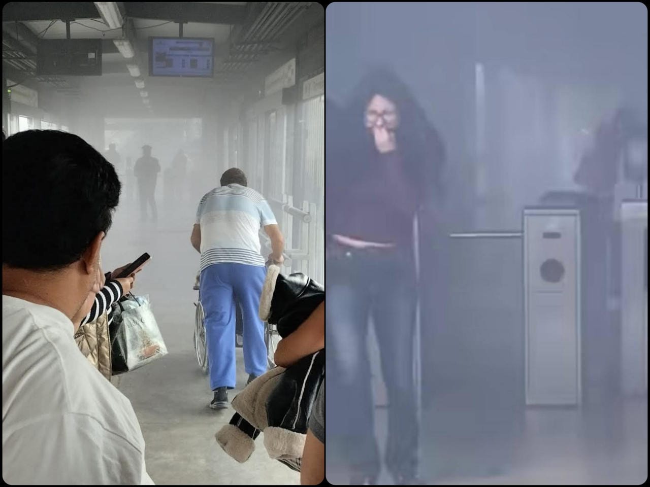 ¡Otro incidente del Tuzobús! Desalojan unidad y estación tras llenarse de humo