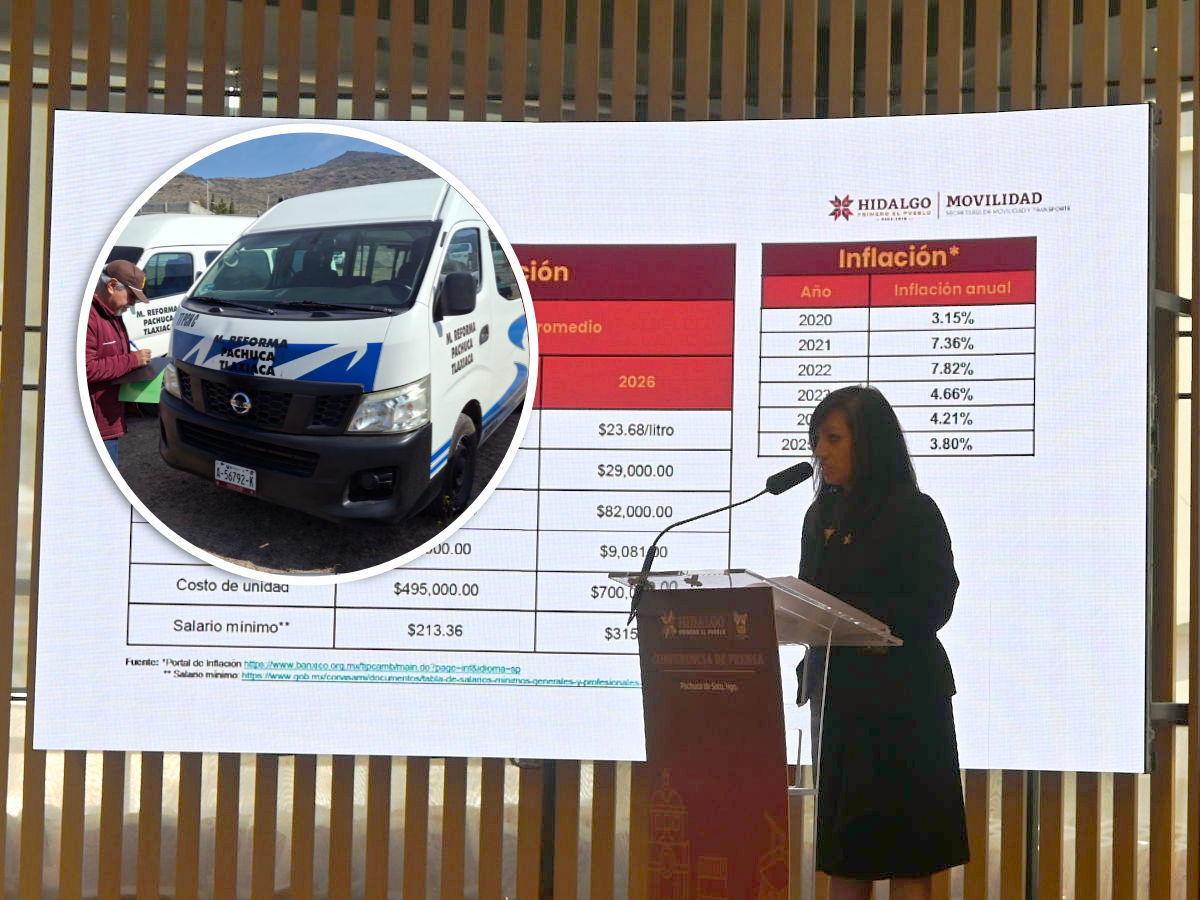 Sube el pasaje en Hidalgo: estas son las nuevas tarifas del transporte público convencional