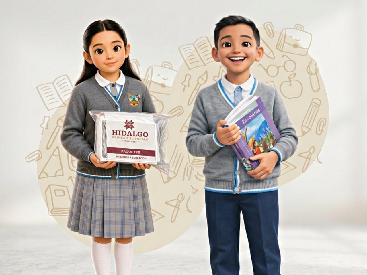 Útiles escolares gratuitos en Hidalgo: abren registro para el ciclo 2026-2027