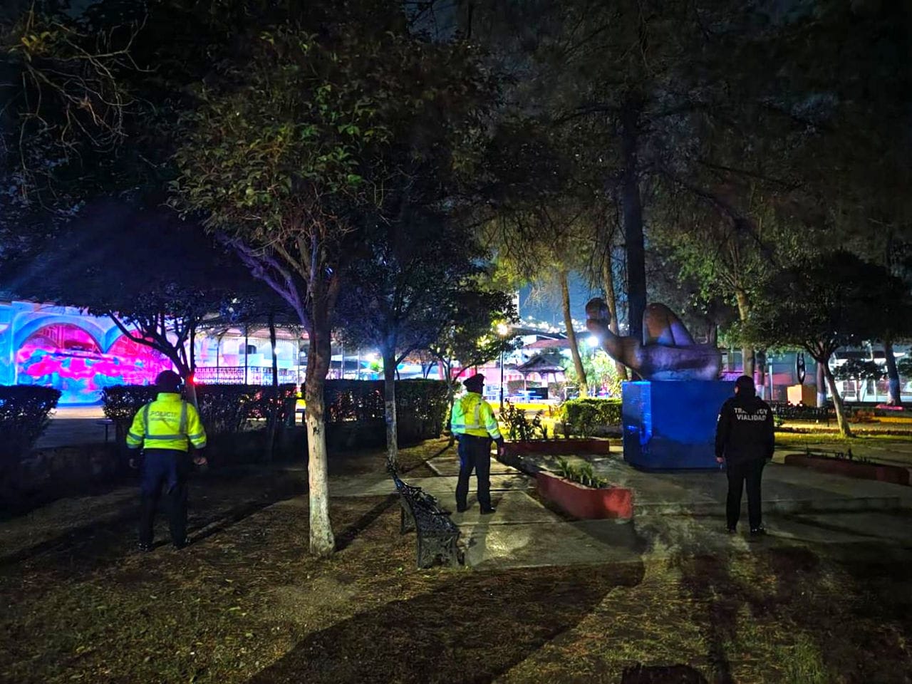 Pachuca refuerza seguridad nocturna: operativos blindan el Centro Histórico y colonias