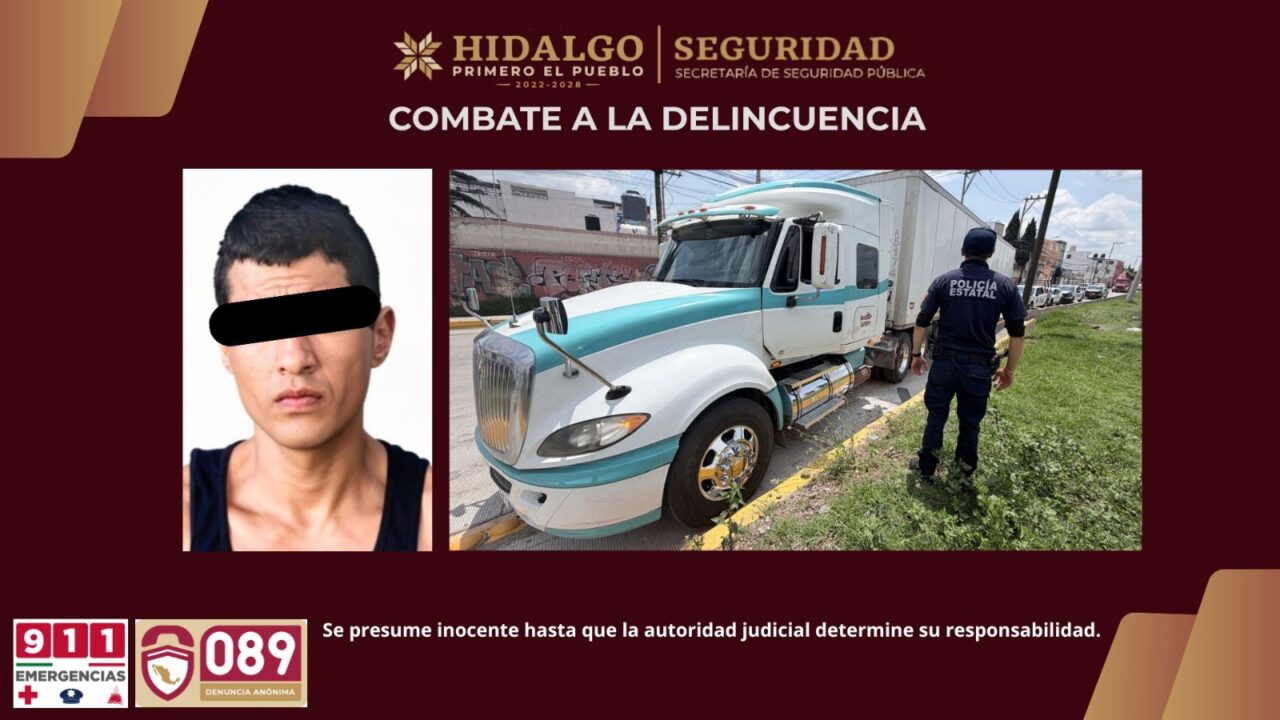 Recuperan en Pachuca tráiler robado con toneladas de detergente