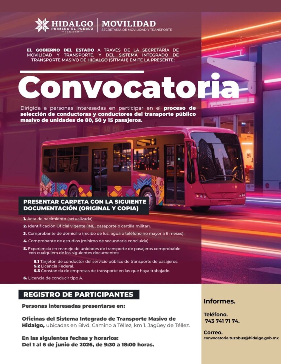 Buscan conductores para el nuevo Tuzobús: últimos días de la convocatoria