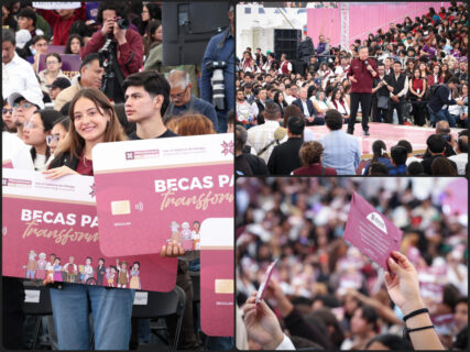 Menchaca entrega Becas para la Transformación que beneficiarán a más 11 mil estudiantes de Hidalgo