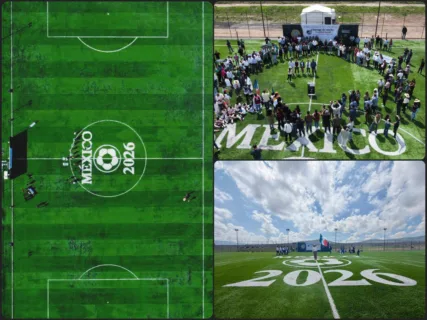 Hidalgo estrena la primera de 27 canchas de futbol con la estrategia Mundial Social México 2026