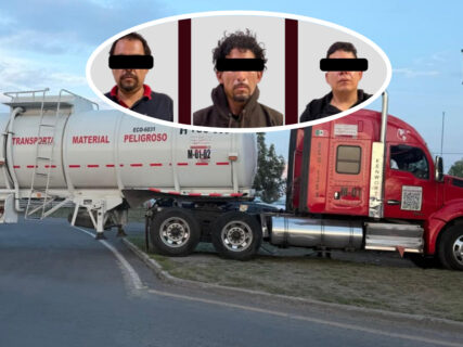Recuperan tráiler robado y liberan a chofer secuestrado tras persecución en la México-Pachuca