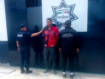 Capturan en Pachuca a sujeto con orden de aprehensión vigente en Monterrey