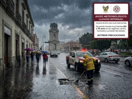 Alertan por lluvias puntuales muy fuertes en Hidalgo para este jueves