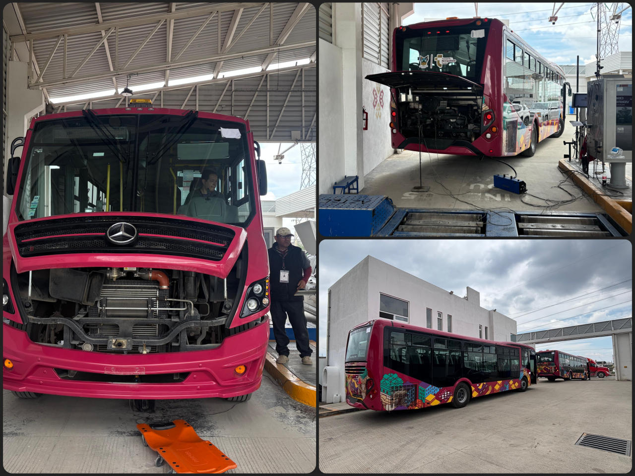 Envían a verificación vehicular 80 unidades del Transporte Metropolitano (Tuzobús)