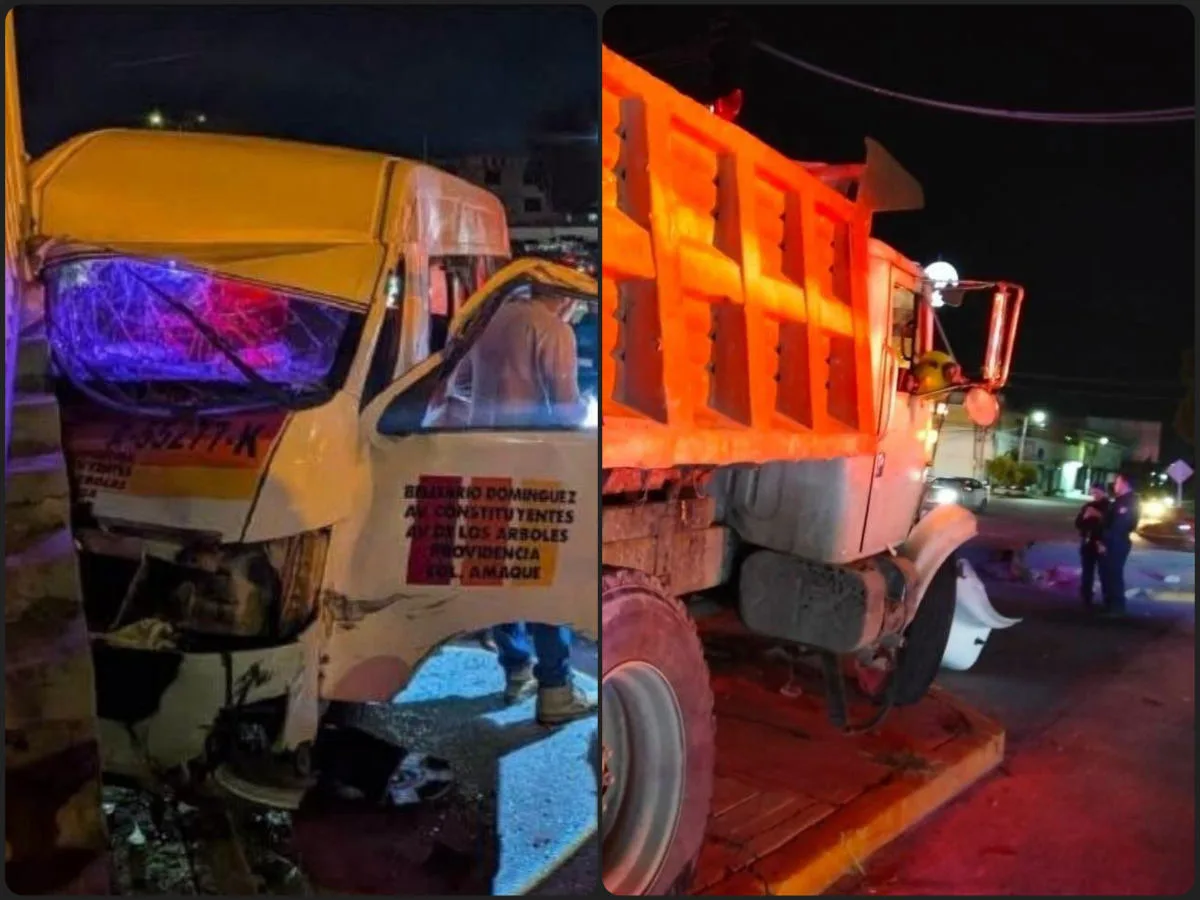 Choque en bulevar Minero de Pachuca dejó nueve lesionados, tres de gravedad