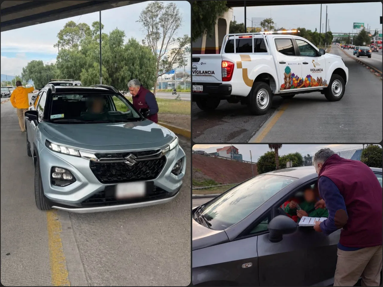Comenzan las amonestaciones para automovilistas que invaden el carril del Tuzobús