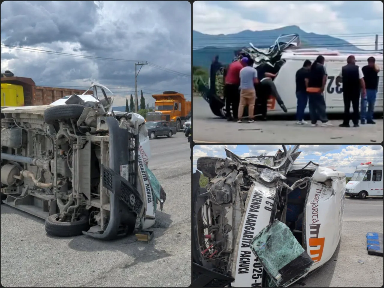 Choque en la Pachuca–Sahagún con transporte público involucrado deja varios lesionados